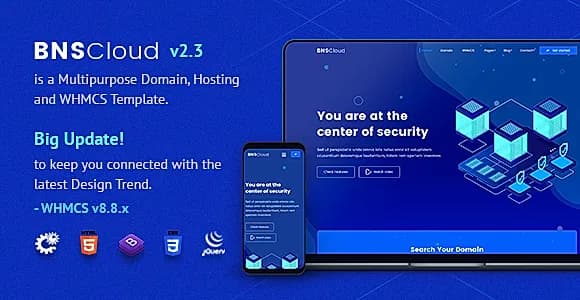 BNSCloud | Multipurpose Hosting with WHMCS Templates