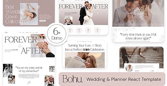 Bohu - Wedding & Wedding Planner React Template
