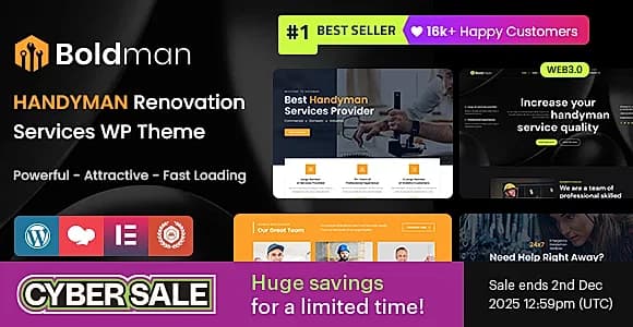 Boldman WordPress Theme