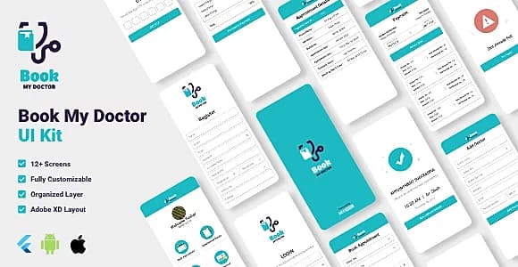 Book My Doctor UI Template - Flutter