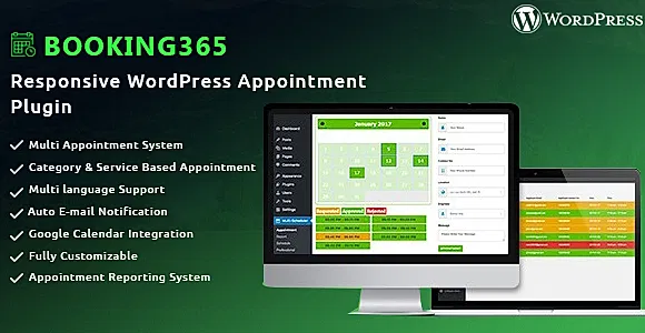 Booking365 WordPress Plugin