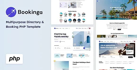 Bookinga - Multipurpose PHP Booking and Directory Template