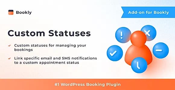 Bookly Custom Statuses (Add-on) WordPress Plugin