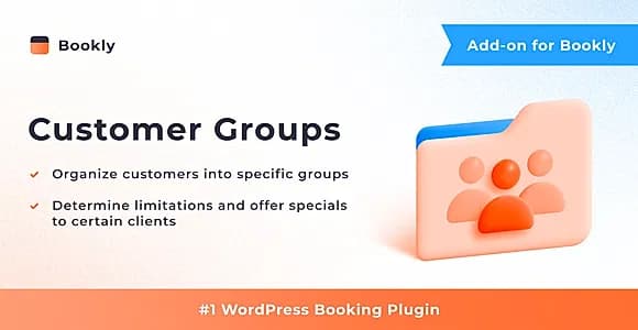 Bookly Customer Groups (Add-on) WordPress Plugin