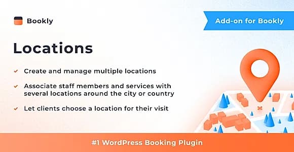 Bookly Locations (Add-on) WordPress Plugin