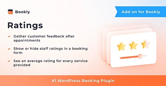 Bookly Ratings (Add-on) WordPress Plugin