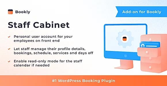 Bookly Staff Cabinet (Add-on) WordPress Plugin