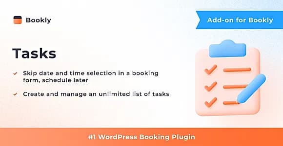 Bookly Tasks (Add-on) WordPress Plugin