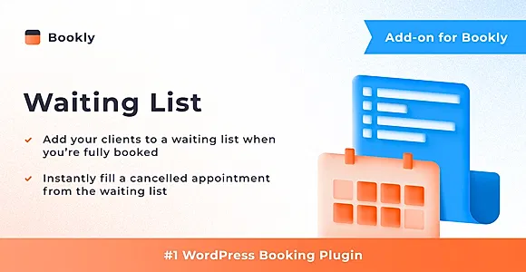 Bookly Waiting List (Add-on) WordPress Plugin