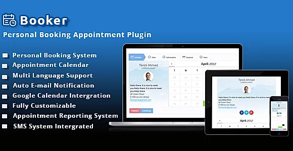 BookMe - Personal Booking Appointment Plugin