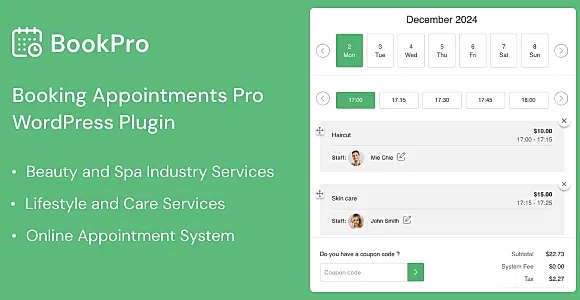 BookPro WordPress Plugin