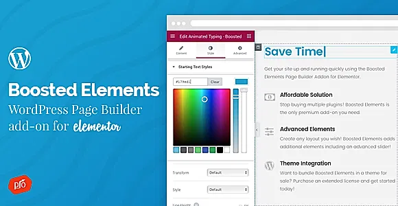 Boosted Elements WordPress Plugin