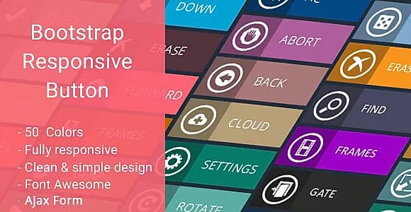 Bootstrap Responsive Button