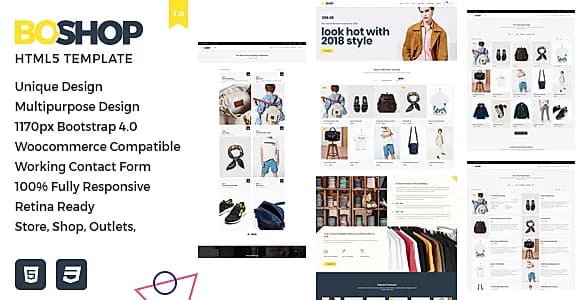 BoShop - Multipurpose eCommerce HTML5 Template