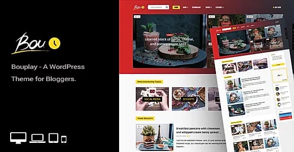 Bouplay WP WordPress Theme