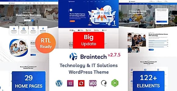 Braintech WordPress Theme
