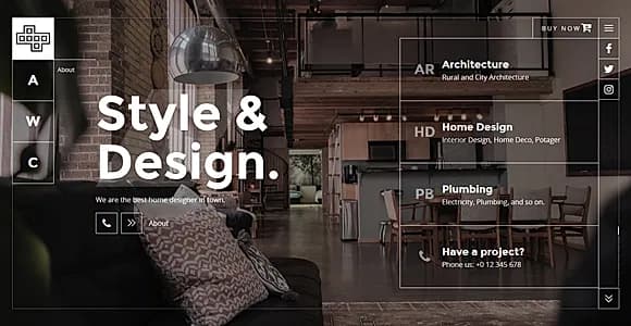 Brainux - Portfolio Website Template