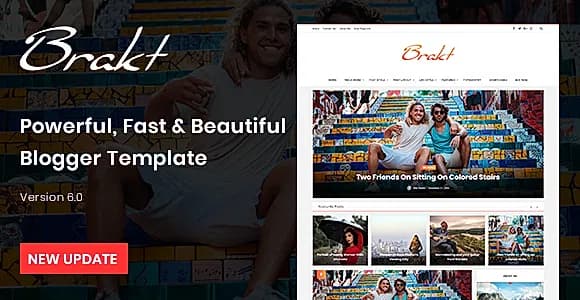 Brakt - Personal Blogger Template