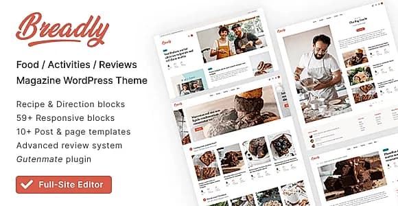 Breadly WordPress Theme