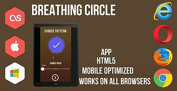 Breathing Circle - App Construct 3
