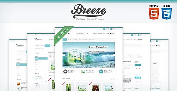 Breeze — HTML5 & CSS3 store template