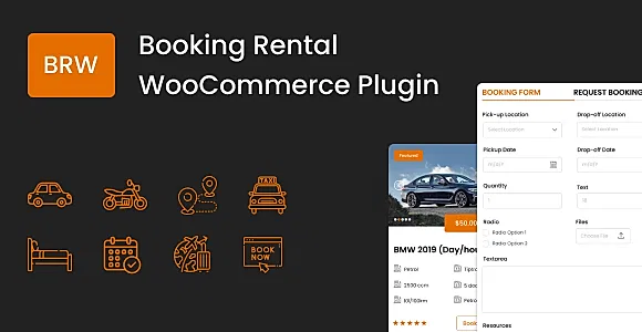BRW - Booking & Rental Plugin WordPress Plugin