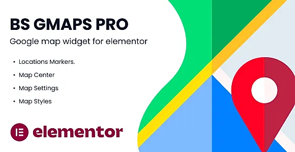 BS GMaps PRO - Google Map Widget for Elementor WordPress Plugin