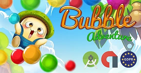 BUBBLE ADVETURE (Admob Banner and Interstitial)