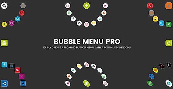 Bubble Menu Pro WordPress Plugin