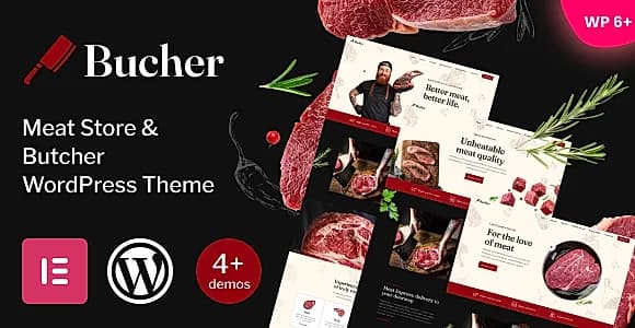 Bucher WordPress Theme