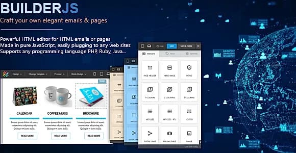 BuilderJS - HTML Email & Page Builder