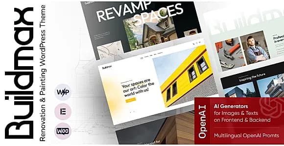 BuildMax WordPress Theme