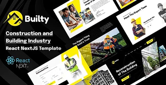 Builty - Construction Industry React NextJS Template