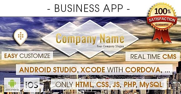 Business App With CMS - Android & iOS [ 2022 Edition ]