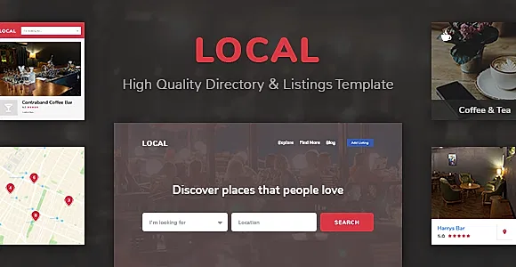 Business Directory Listing | Local HTML Template