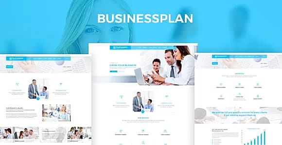 Businessplan – Training, Coaching, Consulting & Business PSD Template