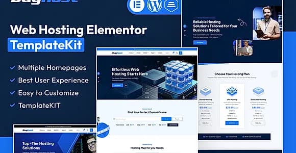 Buyhost - Web Hosting Elementor Template Kit