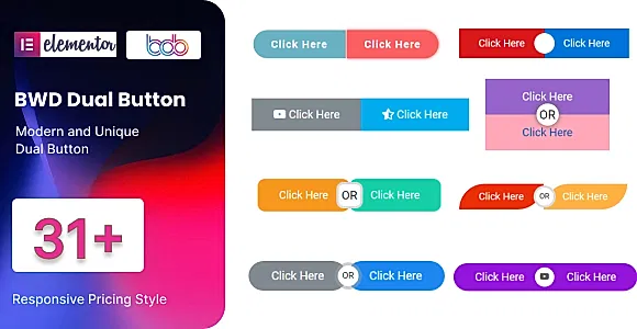 BWD Dual Buttons WordPress Plugin