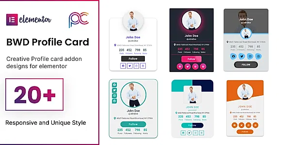 BWD Profile Card WordPress Plugin