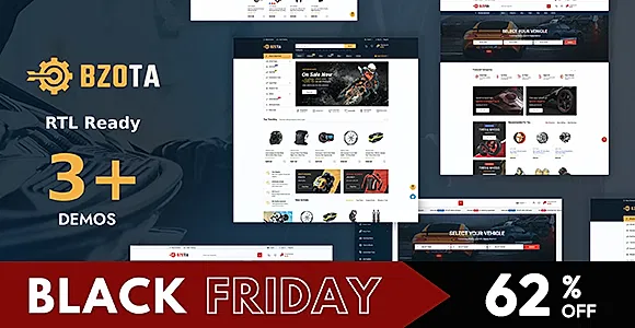 BzoTa – Vehicles, Parts & Accessories Magento 2 Theme