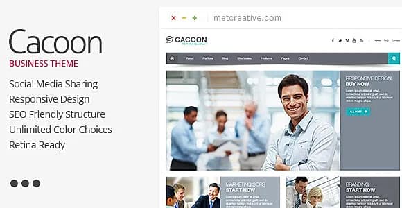 Cacoon - Responsive Business Theme