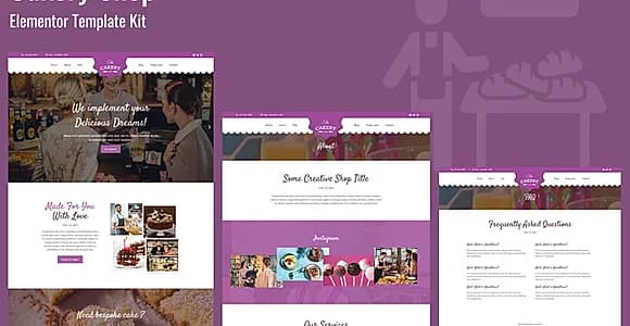 Cakeryshop - Bakery Business Template Kit