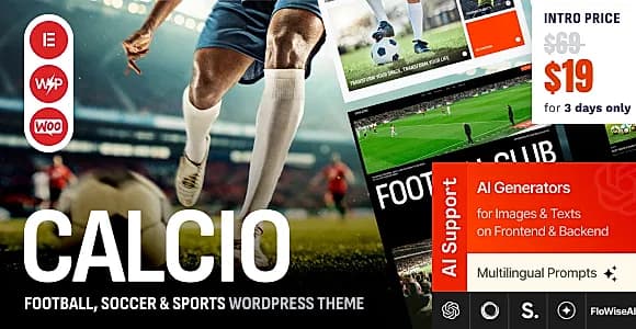 Calcio WordPress Theme