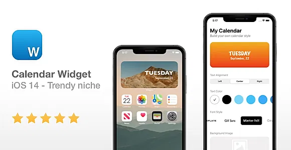 Calendar Widget - NEW iOS 14 Widget
