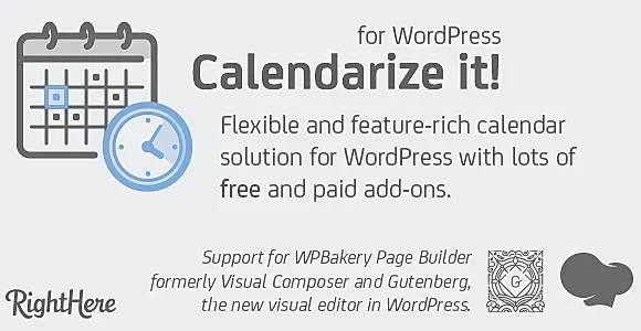 Calendarize it! for WordPress WordPress Plugin