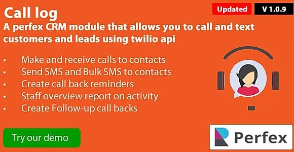 Call Log 1.2.0 module for Perfex CRM