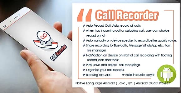 Call recorder - call logs - call blocker - Android  with Admobs