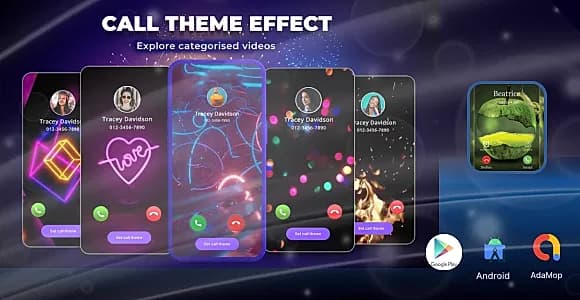 Call Screen - iCallScreen - iOS Screen Theme - iCall iOS 15 - Color Call Themes