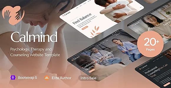 Calmind - Psychology, Therapy and Counseling HTML Template