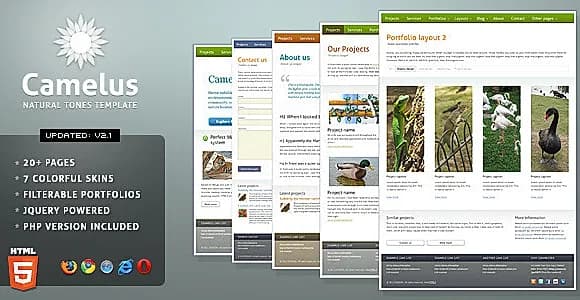 Camelus - Nature Tones Business Template